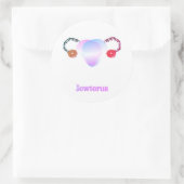 トランジェウテラスのステッカー ラウンドシール (バッグ)