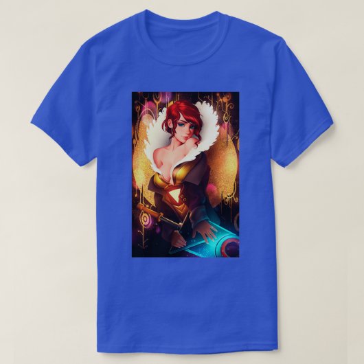 トランジスタから赤 Tシャツ (デザイン正面)