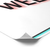 トランジットとウェルネスロゴ ポスター (角)