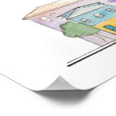 トランジット密度 – マットプリントポスター ポスター (角)