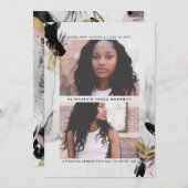 トランジーション2写真卒業招待状 招待状 (正面/裏面)