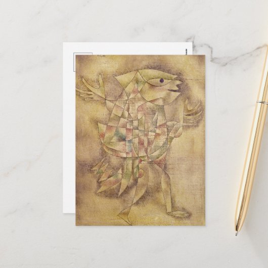 トランスのナールbyポール・クレー シーズンポストカード (正面/裏面インサイチュ)