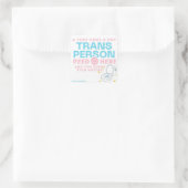 トランスの人がここに見た&あなたにも気づかなかった! スクエアシール (バッグ)