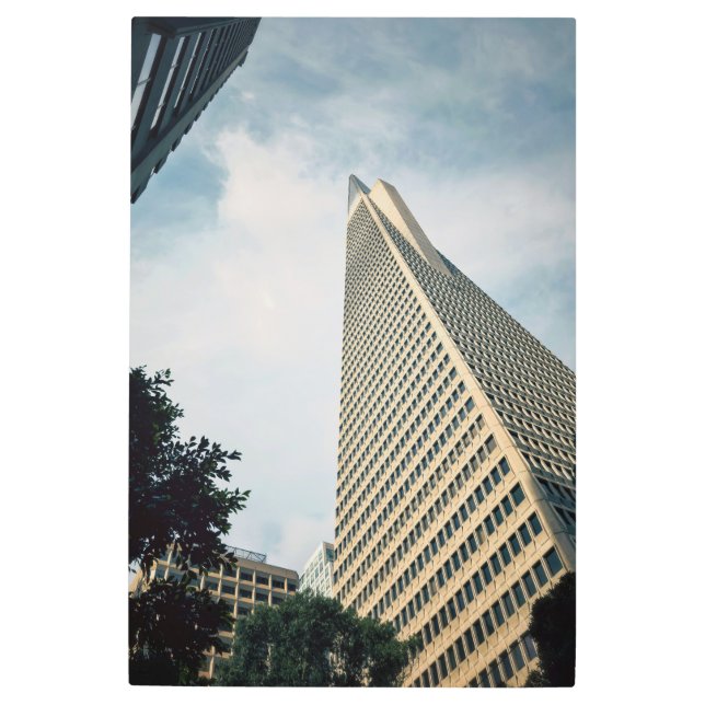 トランスアメリカ建物 メタルプリント (正面)
