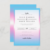 トランスエレガントプライド結婚ズ 招待状 (正面/裏面)