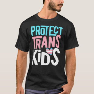 トランスキッ保護ドトランスジェンダーLGBTプライドメンズ Tシャツ