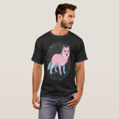 トランスキツネトランスジェンダー Tシャツ (正面フル)