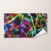 トランスサイケデリック抽象芸術アート バスタオルセット (ハンドタオル)