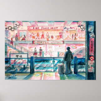 トランスシティ – 地下鉄駅 ポスター