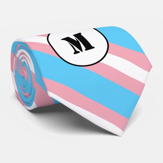 トランスジェンカスタムダー国旗のストライプのネクタイ ネクタイ (ロール)