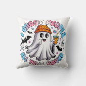 トランスジェンダーおかしなハロウィーン – I幽霊の人々 クッション (裏面)