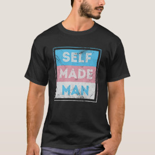 トランスジェンダーとLGBTQの自己形成マントランス Tシャツ
