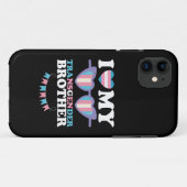 トランスジェンダーな兄弟が大好き　トランスジェンダーの家族 LGBTQ Case-Mate iPhoneケース (裏面(横))