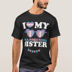 トランスジェンダーな姉妹を愛する家族 トランスジェンダー LGBTQ Tシャツ