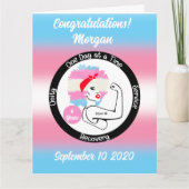 トランスジェンダーのためのオーダーメイドソブラエティカード - トランス回復 カード (正面)