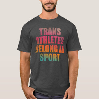 トランスジェンダーのアスリートはスポーツ仲間家族に属する Tシャツ