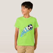 トランスジェンダーのサッカー選手を応援しよう Tシャツ (正面フル)