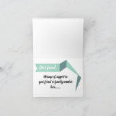 トランスジェンダーのシンボルをデザインしたグリーティングカード カード (内部)