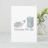 トランスジェンダーの喜び、TBR High – LGBTQ 読書プライド 招待状 (スタンド正面)