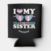 トランスジェンダーの妹ファミリーのトランスジェンダーLGBTQが大好き 缶クーラー (正面)