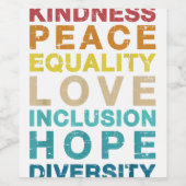 トランスジェンダーの息子ゲイプライドLGBTの国旗T shが大好き ワインラベル (シングルラベル)