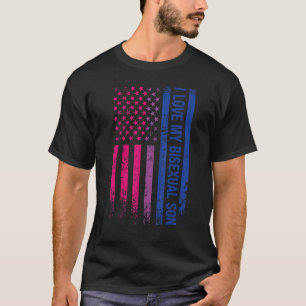 トランスジェンダーの息子ゲイプライドLgbt Csdが大好き Tシャツ
