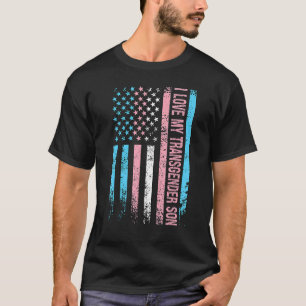 トランスジェンダーの息子トランスLgbt Lgbtqが大好き Tシャツ