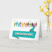 トランスジェンダーの方へのお祝いメッセージカード カード (黄色い花)