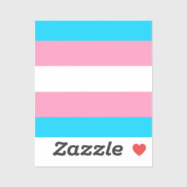 トランスジェンダーの旗 | LGBTQIA+ シール
