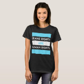 トランスジェンダーの権利は人権LGBTQ Gi Tシャツ (正面フル)