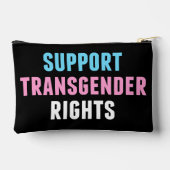 トランスジェンダーの権利を支援する アクセサリーポーチ (裏面)