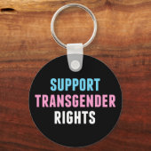 トランスジェンダーの権利を支援する キーホルダー (正面)