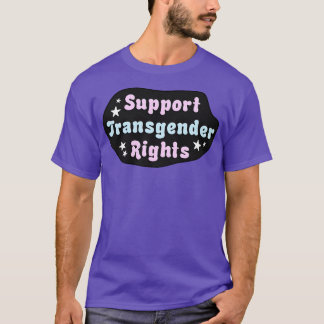トランスジェンダーの権利を支援する Tシャツ