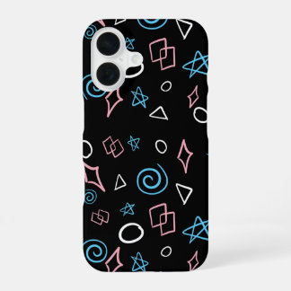 トランスジェンダーの色の形 iPhone 16ケース