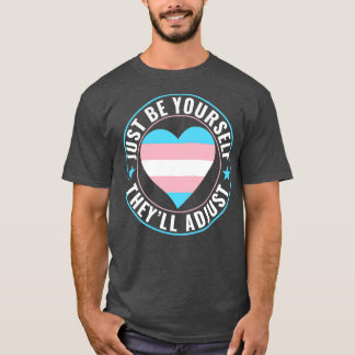 トランスジェンダーのLGBTのトランスはYourTheyll Adapt Tシャツ