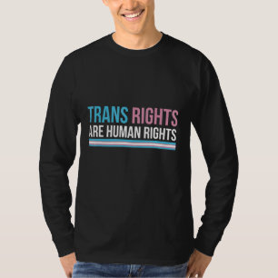 トランスジェンダーは人権に抗議するトランスジェンダー Tシャツ