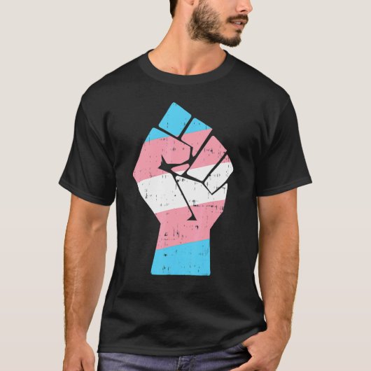 トランスジェンダークールファーストプライドライツLgbt Transexua Tシャツ (正面)