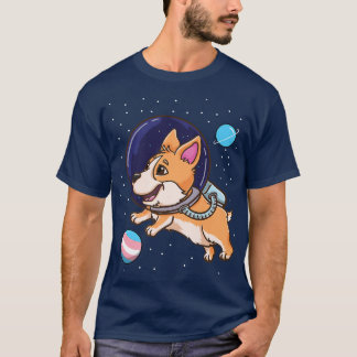 トランスジェンダーコルギイン宇宙トランスプライド1333 Tシャツ