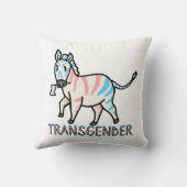 トランスジェンダーゼブラ クッション (裏面)
