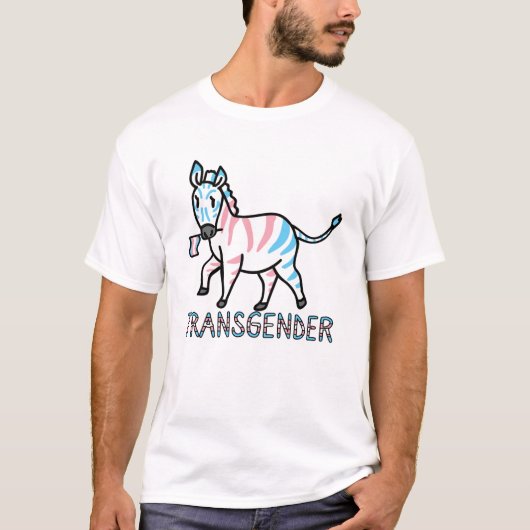 トランスジェンダーゼブラ Tシャツ (正面)