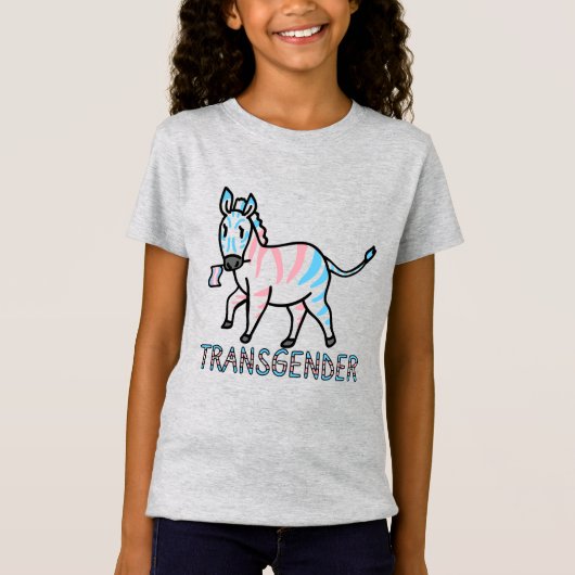 トランスジェンダーゼブラ Tシャツ (正面)