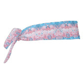 トランスジェンダードラゴンダマスク-トランスプライドフラグの色 タイヘッドバンド (回転270)