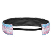 トランスジェンダードラゴンダマスク – トランスプライド国旗の色 アスレチックヘッドバンド (裏面)