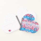 トランスジェンダードラゴンダマスク – トランスプライド国旗の色 ノートブック (内部)