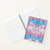 トランスジェンダードラゴンダマスク – トランスプライド国旗の色 ノートブック (内部)