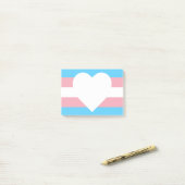 トランスジェンダープライドのポストイットノート ポストイット (デスク上)