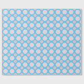 トランスジェンダープライドの色/青い花 ラッピングペーパー (フラット)