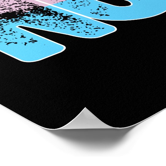 トランスジェンダープライドは何も仮定しない ポスター (角)