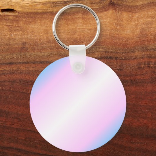 トランスジェンダープライドキーチェーン – グラデーション キーホルダー (正面)