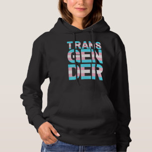 トランスジェンダープライドサポートトランスレインボーLgbtqia Me パーカ